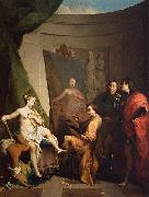Nicolas Vleughels Apelles Painting Campaspe oil painting reproduction